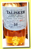 Talisker 35 yo 1977/2012 (54.6%, OB, 3090 bottles)